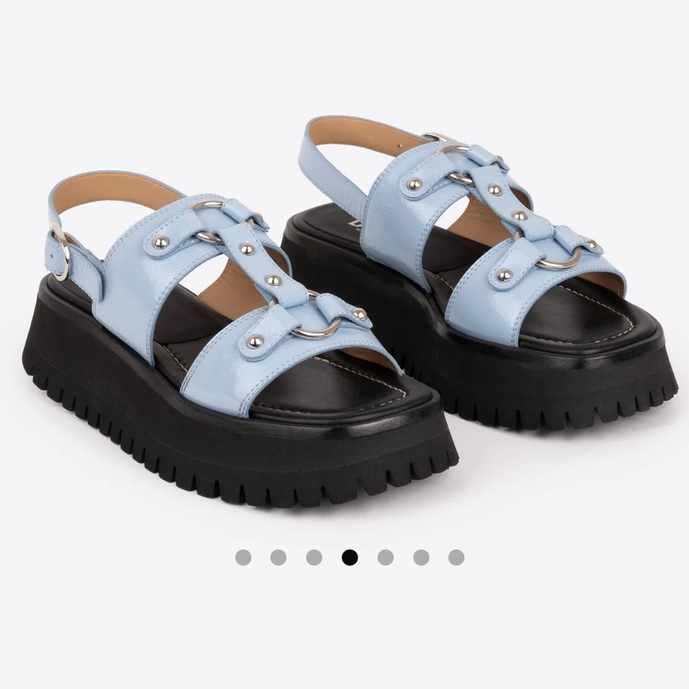 Atlas Sandal Sky Blue Platform Sandals